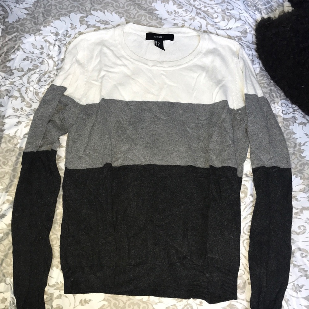 Color block sweater